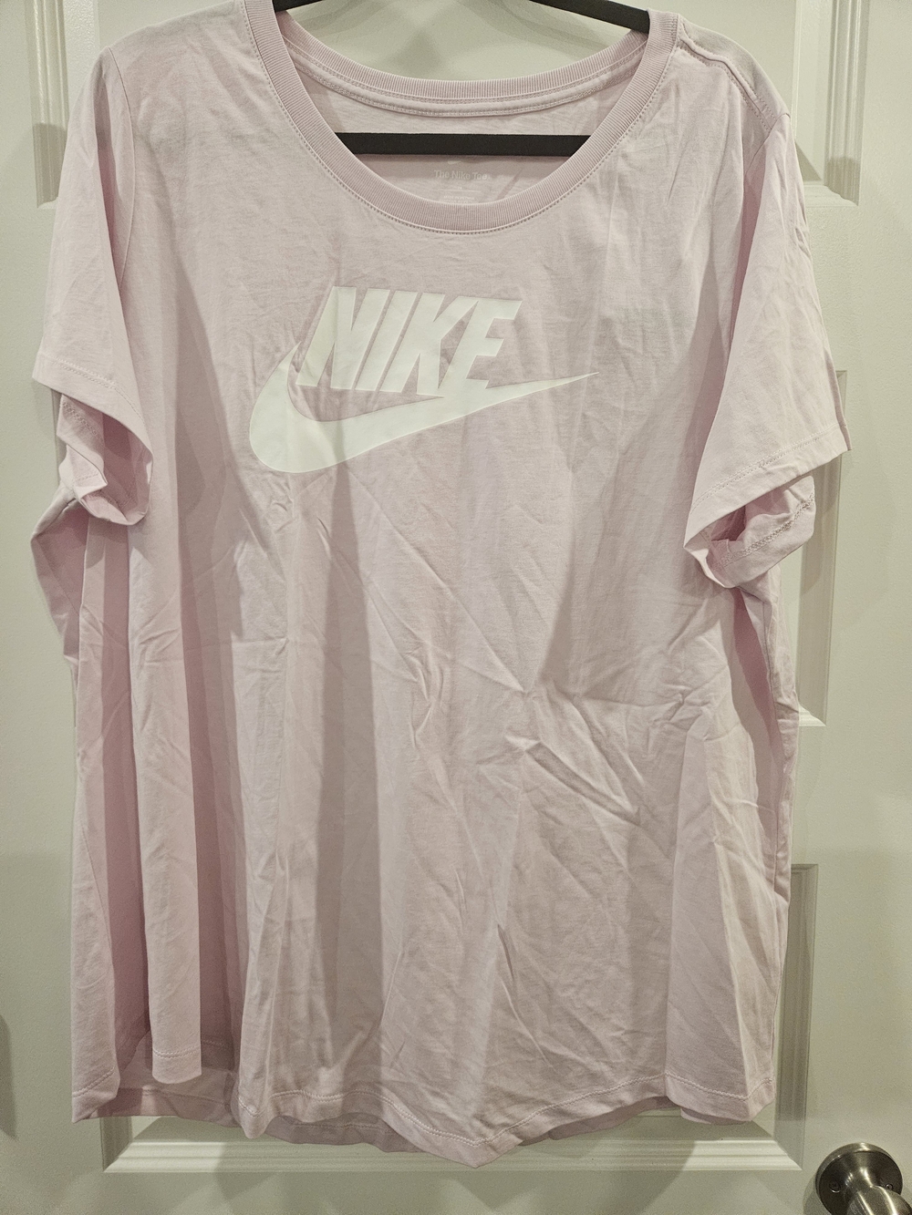 Nike Pink Womens Tshirt With White Lettering